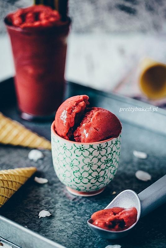 Sorbet rabarbarowo-truskawkowy