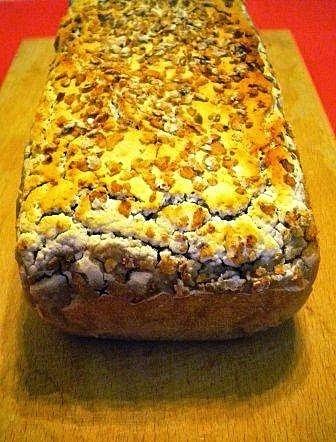 Bezglutenowy chleb gryczany na zakwasie ryżowym
