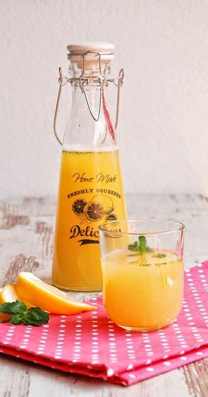 Lemoniada z ananasa i grejpfruta