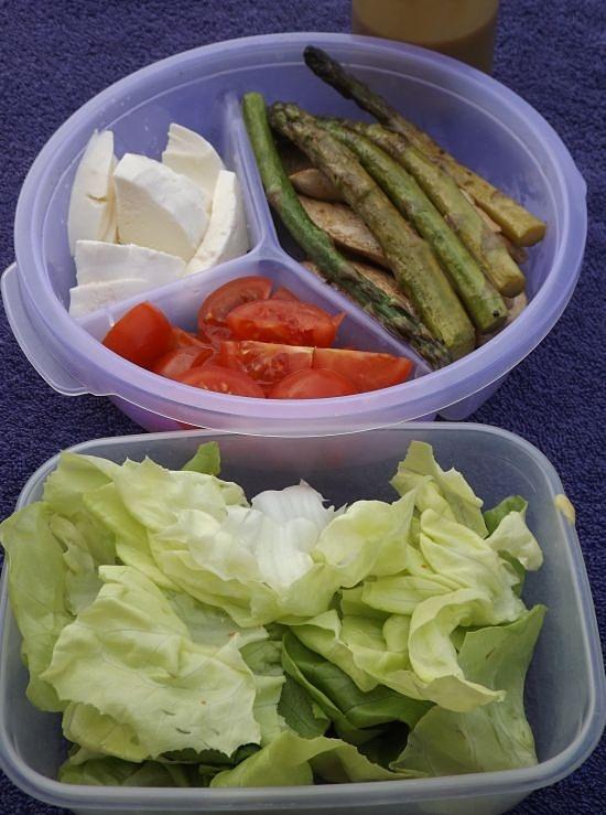Kurczak ze szparagami szybki lunch do pracy