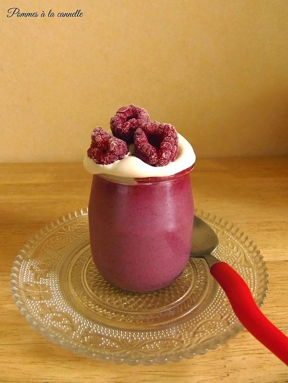 Panna cotta z czerwonych owoców