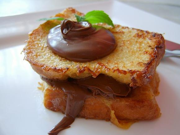 Pain perdu z Nutellą