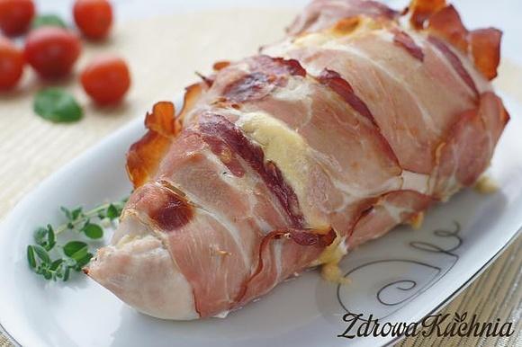Rolada z indyka z serem i szynką parmeńską