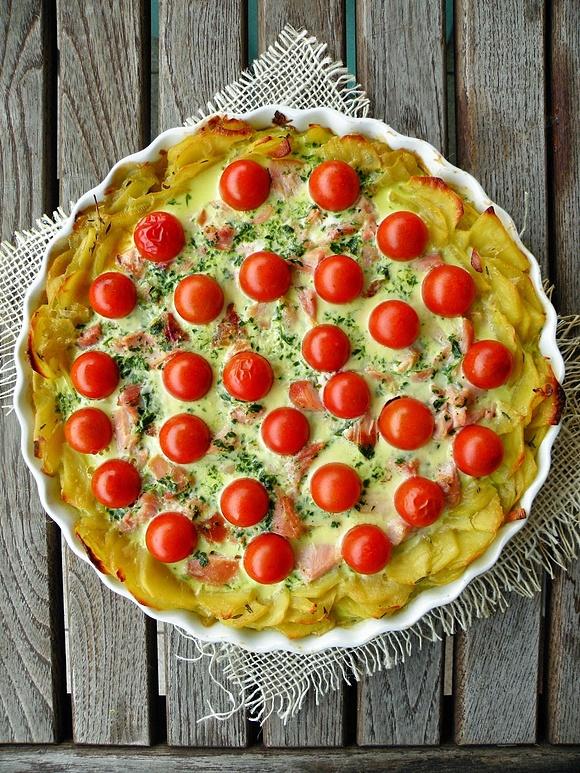Ziemniaczana tarta na ciepło i na zimno