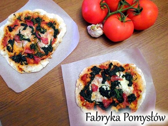 Pizzerinki ze szpinakiem