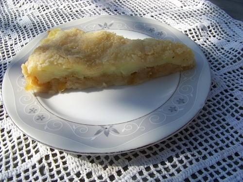 Crumble jabłkowe z budyniem