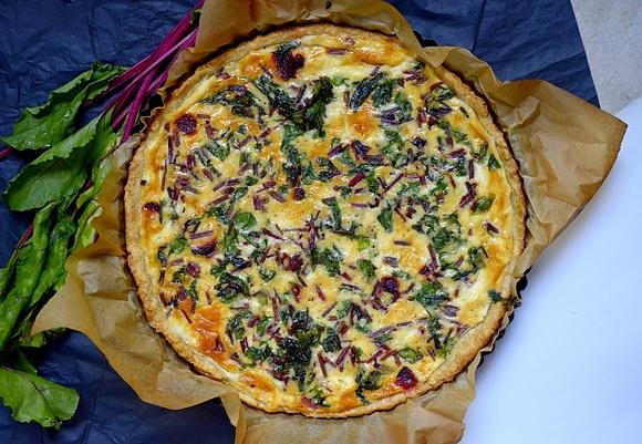 Najprostszy quiche z botwiną