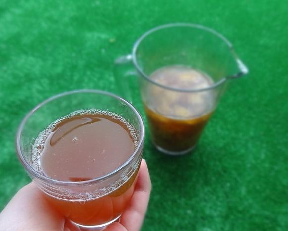 Kompot z rabarbaru, jabłek i dzikiej róży