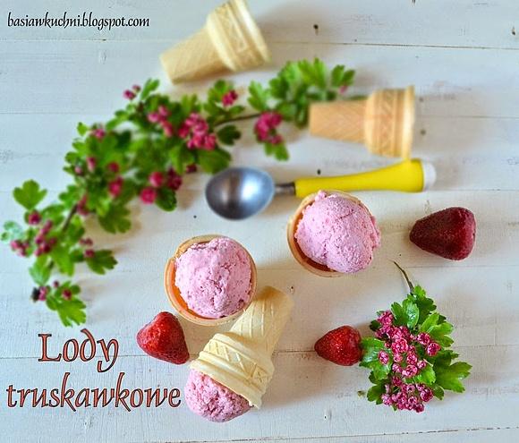 Domowe lody truskawkowe
