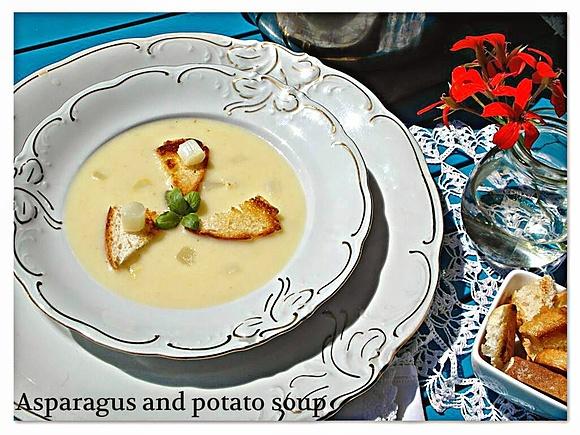 Zupa szparagowo-ziemniaczana aromatyczna i pyszna