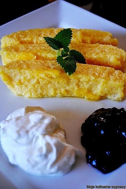 Polenta z kaszki kukurydzianej na słodko