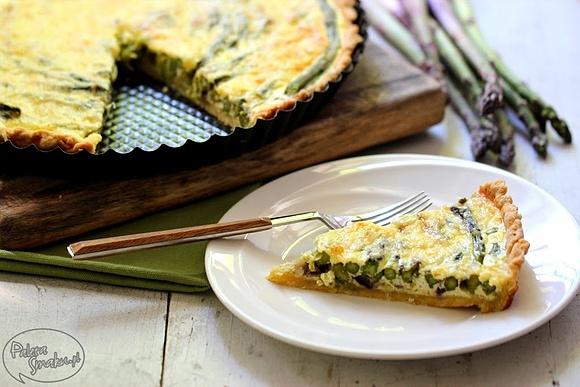 Tarta ze szparagami