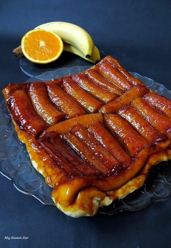 Tarta tatin z bananami według jamiego olivera