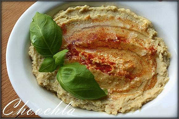 Wegetariańskie smarowidło humus
