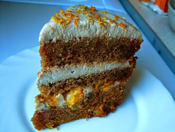 Pomarańczowy bezglutenowy tort