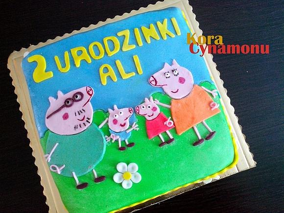 Tort Świnka Peppa