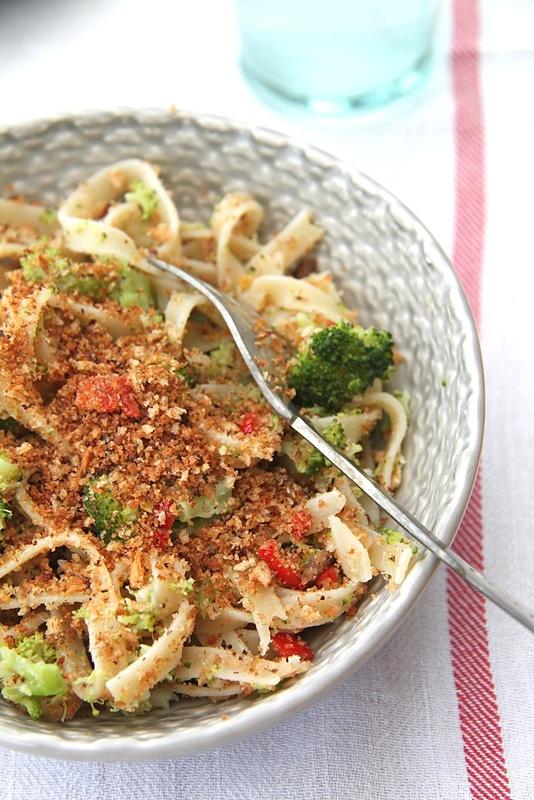 Tagliatelle z brokułami