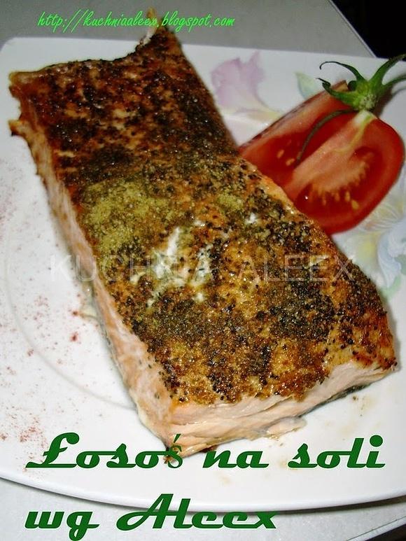 Łosoś na sól według Aleex