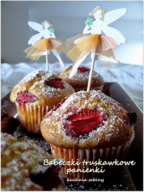 Babeczki truskawkowe panienki