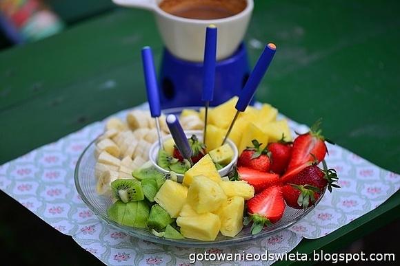 Czekoladowe fondue