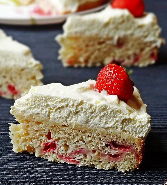 Truskawkowy shortcake z cytrynową nutą