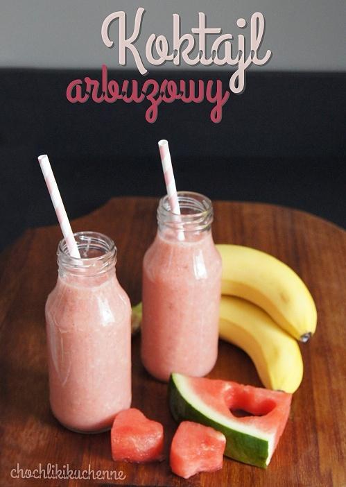 Koktajl arbuzowy bez cukru