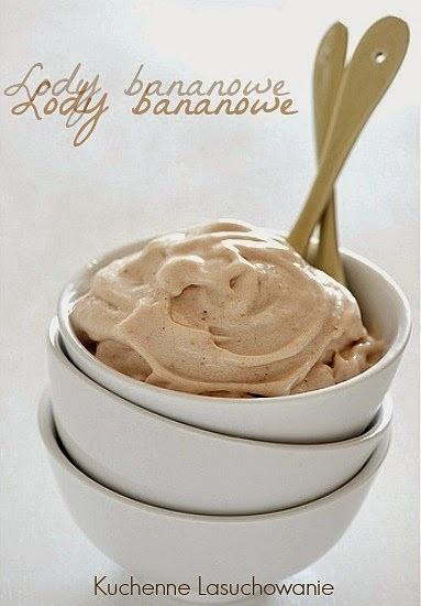 Jednoskładnikowe bananowe lody w różnych smakach
