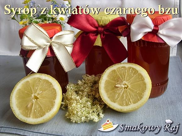 Syrop z kwiatów czarnego bzu domowy przepis