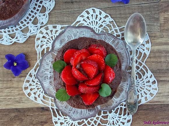 Jaglany budyń kakaowo-bananowy bez cukru laktozy i glutenu