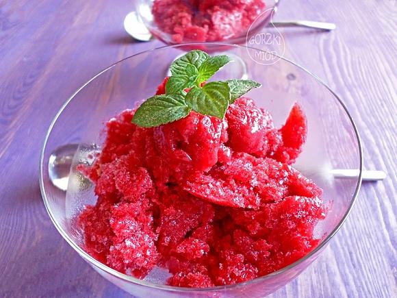 Sorbet truskawki mięta banan
