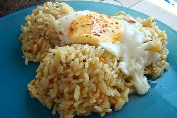 Risotto gajowego z jajem sadzonym