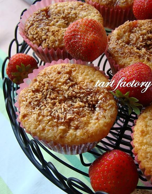 Truskawkowo-kokosowe muffinki