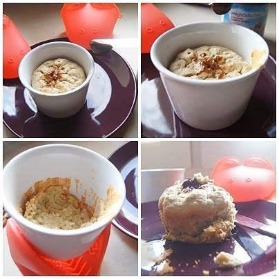 Śniadaniowy dietetyczny muffin sezamowo owsiany