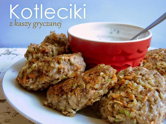 Kotleciki z kaszy gryczanej