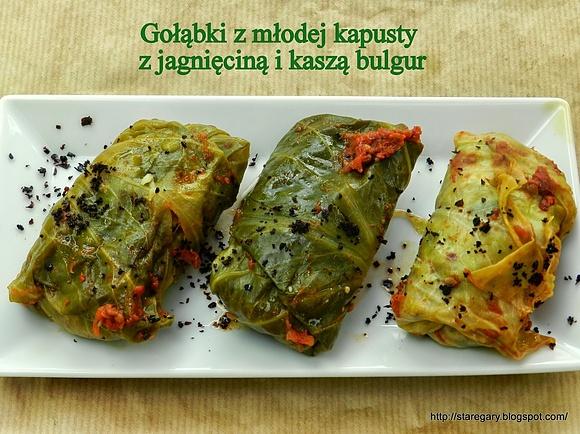 Gołąbki z jagnięciną i kaszą bulgur
