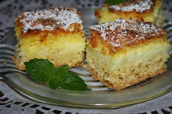 Kremówka kokosowa