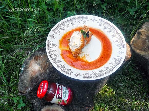 Roladki schabowe w sosie pomidorowym