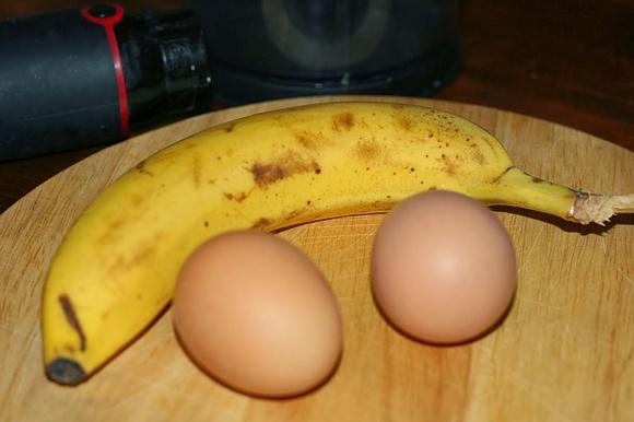 Banana pancakes z otrębami - zdrowe śniadanie
