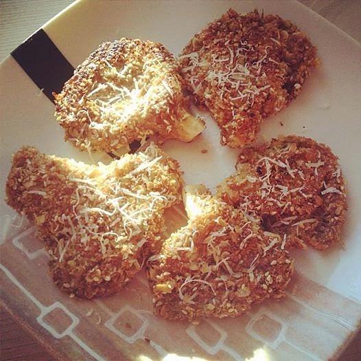 Kotlety z boczniaków w otrębowej panierce