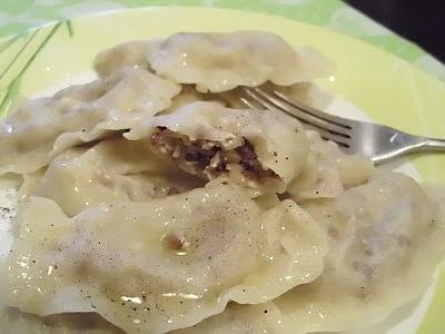 Pierogi z kaszą gryczaną i twarogiem