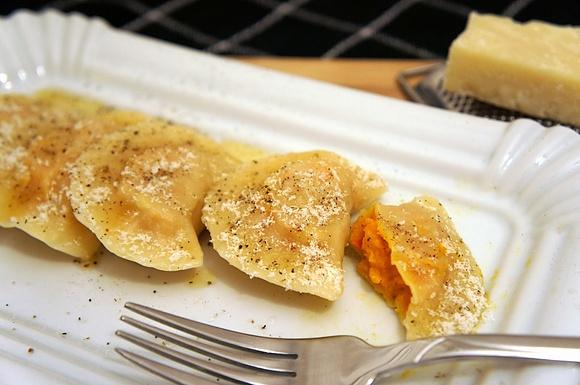 Pierogi z dynią i parmezanem