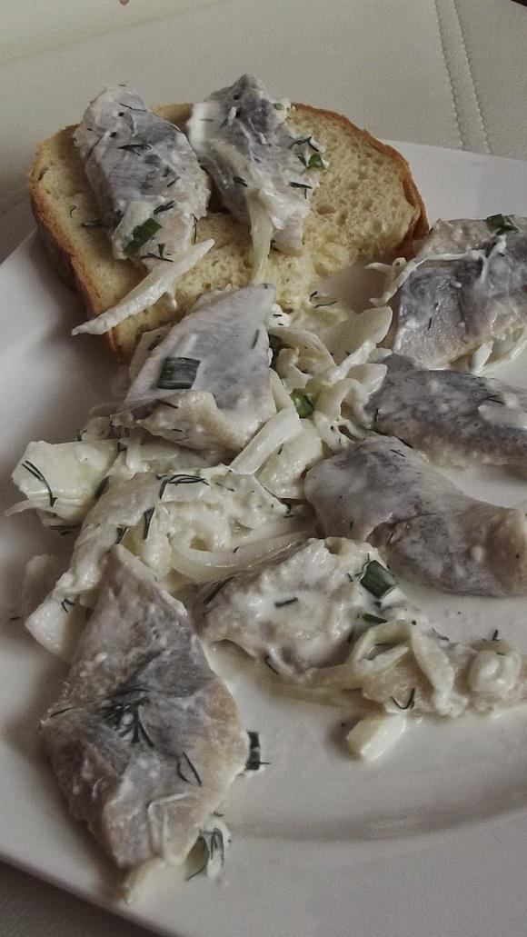 Śledzie w koperku