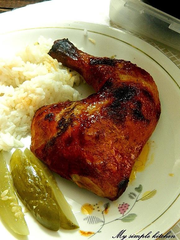 Kurczak w słodko-ostrej marinade
