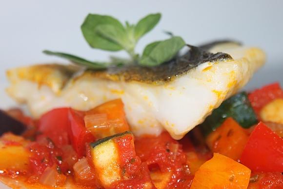 Dorsz z ratatouille