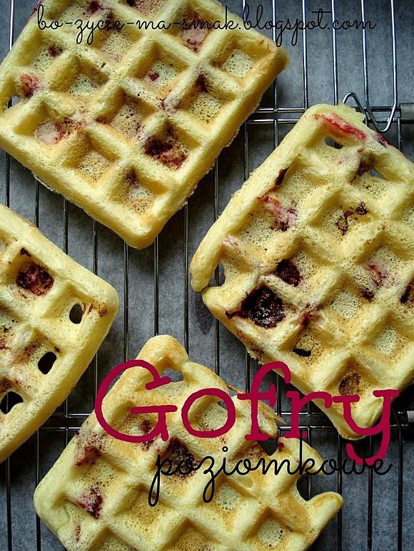 Gofry poziomkowe