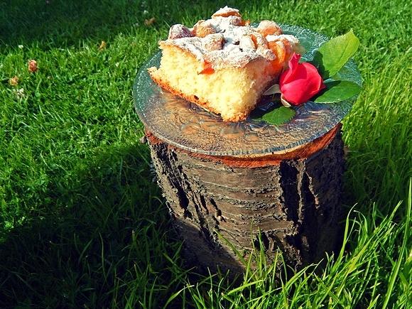 Placek drożdżowy z czereśniami