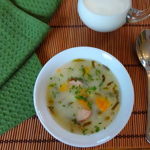 Zupa ogórkowa dla alergika bez glutenu mleka jajek