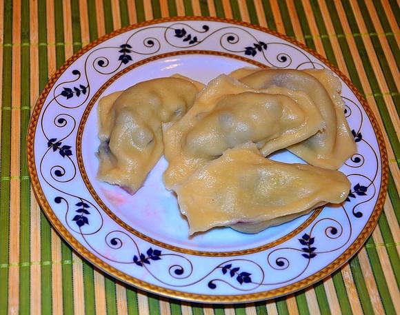 Pierogi z jagodami