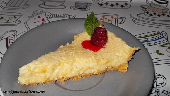 Słodko-kwaśna tarta cytrynowa