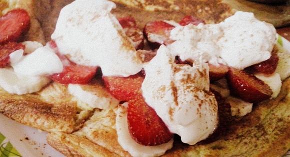 Puszysty omlet bez mąki